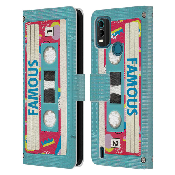 BROS Vintage Cassette Tapes When Will I Be Famous Leather Book Wallet Case Cover For Nokia G11 Plus