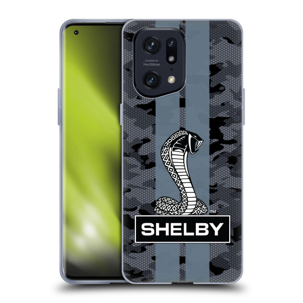 Shelby Logos Camouflage Soft Gel Case for OPPO Find X5 Pro