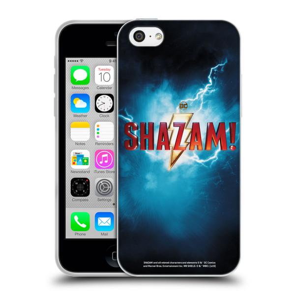 Shazam! 2019 Movie Logos Poster Soft Gel Case for Apple iPhone 5c