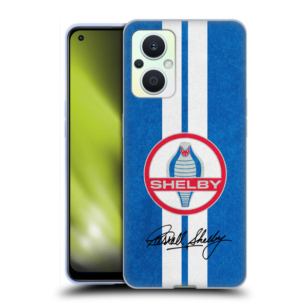 Shelby Logos Distressed Blue Soft Gel Case for OPPO Reno8 Lite
