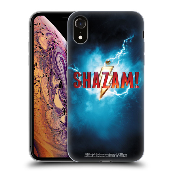 Shazam! 2019 Movie Logos Poster Soft Gel Case for Apple iPhone XR