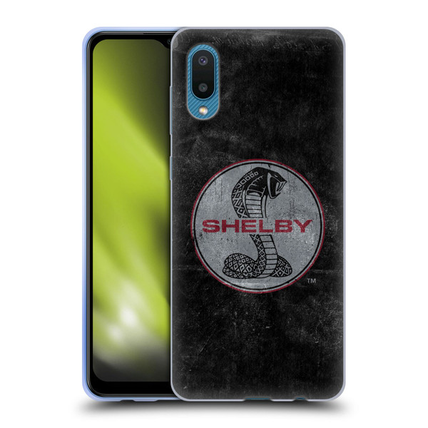 Shelby Logos Distressed Black Soft Gel Case for Samsung Galaxy A02/M02 (2021)