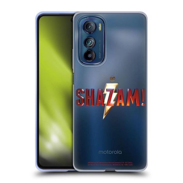 Shazam! 2019 Movie Logos Main Soft Gel Case for Motorola Edge 30