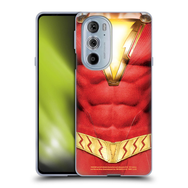 Shazam! 2019 Movie Logos Costume Soft Gel Case for Motorola Edge X30