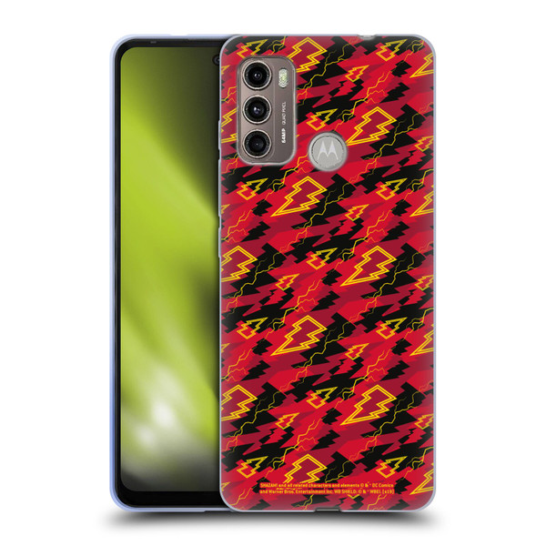 Shazam! 2019 Movie Logos Pattern Soft Gel Case for Motorola Moto G60 / Moto G40 Fusion