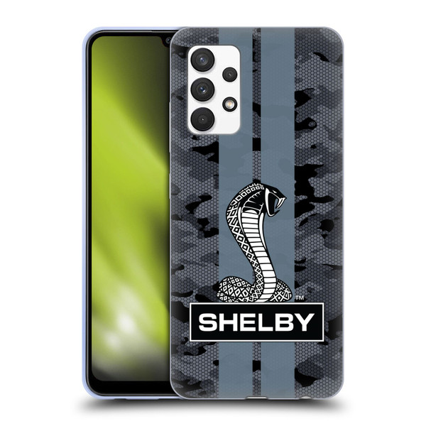 Shelby Logos Camouflage Soft Gel Case for Samsung Galaxy A32 (2021)