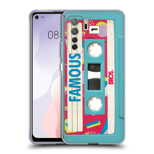 BROS Vintage Cassette Tapes When Will I Be Famous Soft Gel Case for Huawei Nova 7 SE/P40 Lite 5G