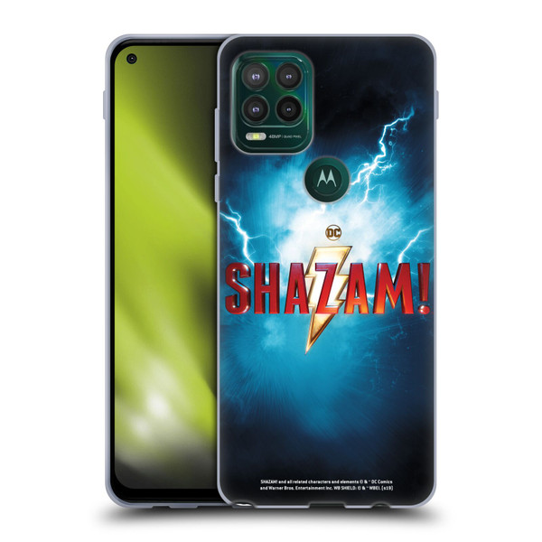 Shazam! 2019 Movie Logos Poster Soft Gel Case for Motorola Moto G Stylus 5G 2021