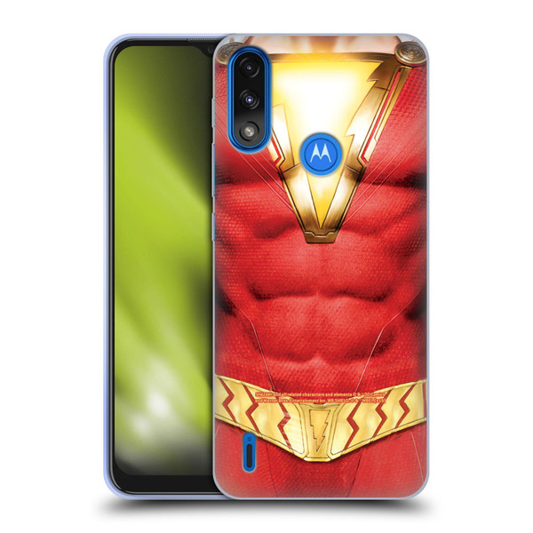 Shazam! 2019 Movie Logos Costume Soft Gel Case for Motorola Moto E7 Power / Moto E7i Power