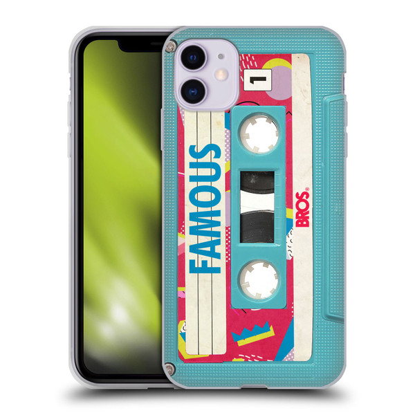 BROS Vintage Cassette Tapes When Will I Be Famous Soft Gel Case for Apple iPhone 11