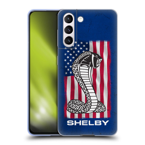 Shelby Logos American Flag Soft Gel Case for Samsung Galaxy S21 5G