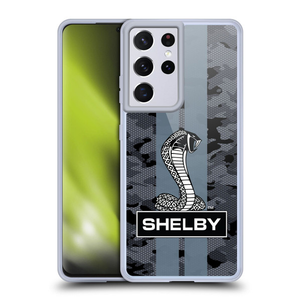 Shelby Logos Camouflage Soft Gel Case for Samsung Galaxy S21 Ultra 5G