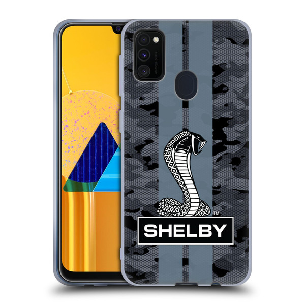 Shelby Logos Camouflage Soft Gel Case for Samsung Galaxy M30s (2019)/M21 (2020)