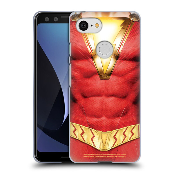 Shazam! 2019 Movie Logos Costume Soft Gel Case for Google Pixel 3