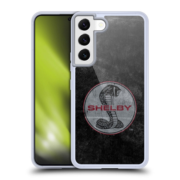 Shelby Logos Distressed Black Soft Gel Case for Samsung Galaxy S22 5G