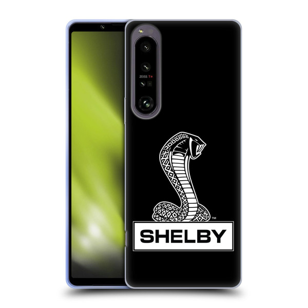 Shelby Logos Plain Soft Gel Case for Sony Xperia 1 IV