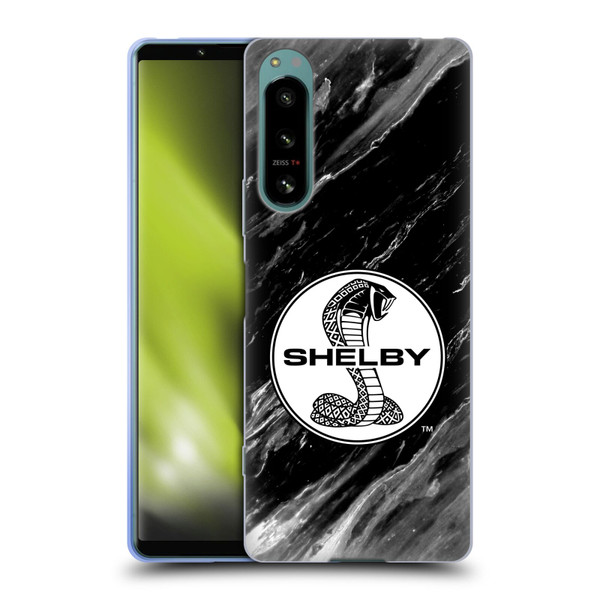 Shelby Logos Marble Soft Gel Case for Sony Xperia 5 IV