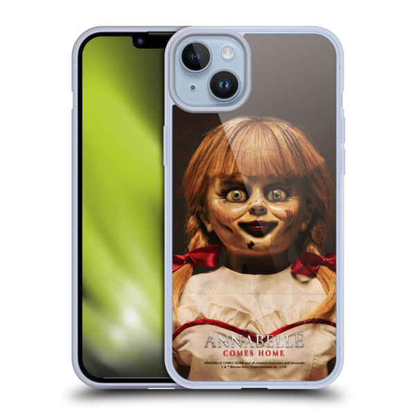 Annabelle Comes Home Doll Photography Portrait Soft Gel Case for Apple iPhone 14 Plus