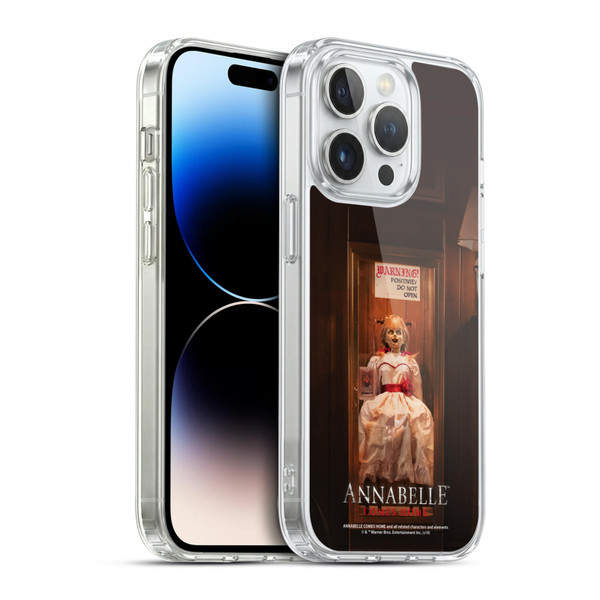Annabelle Comes Home Doll Photography Do Not Open Soft Gel Case for Apple iPhone 14 Pro & MagSafe