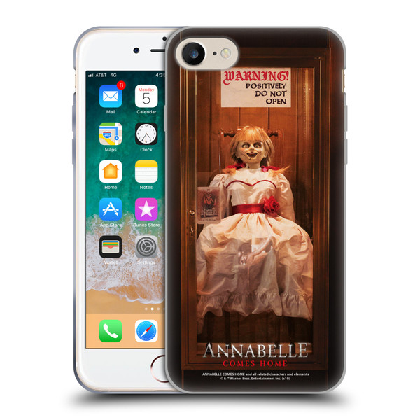 Annabelle Comes Home Doll Photography Do Not Open Soft Gel Case for Apple iPhone 7 / 8 / SE 2020 & 2022