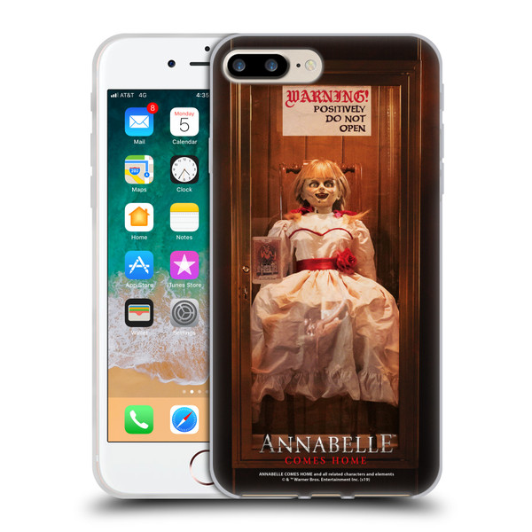 Annabelle Comes Home Doll Photography Do Not Open Soft Gel Case for Apple iPhone 7 Plus / iPhone 8 Plus