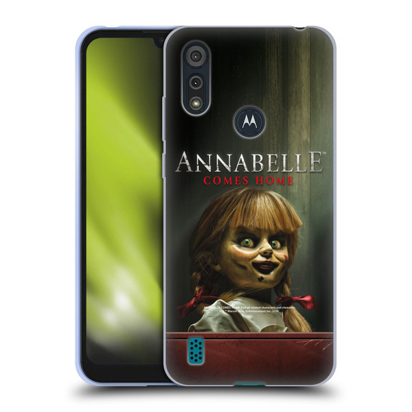 Annabelle Comes Home Doll Photography Portrait 2 Soft Gel Case for Motorola Moto E6s (2020)