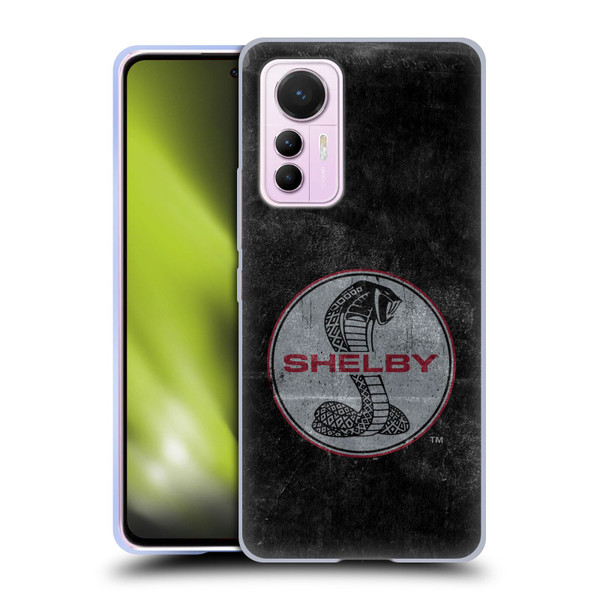 Shelby Logos Distressed Black Soft Gel Case for Xiaomi 12 Lite