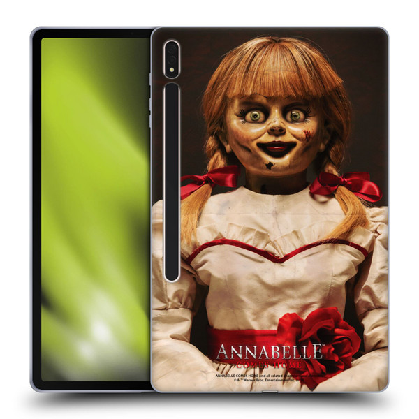 Annabelle Comes Home Doll Photography Portrait Soft Gel Case for Samsung Galaxy Tab S8 Plus