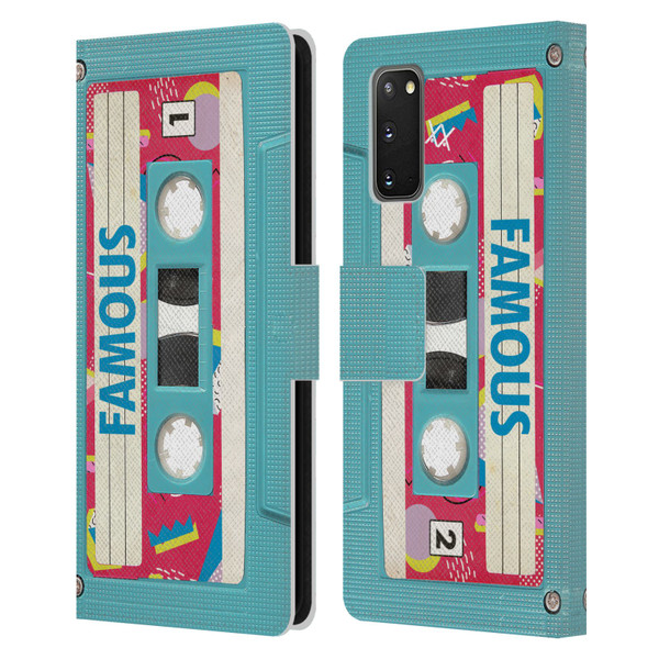 BROS Vintage Cassette Tapes When Will I Be Famous Leather Book Wallet Case Cover For Samsung Galaxy S20 / S20 5G