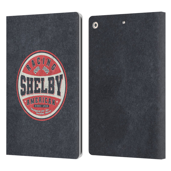 Shelby Logos Vintage Badge Leather Book Wallet Case Cover For Apple iPad 10.2 2019/2020/2021