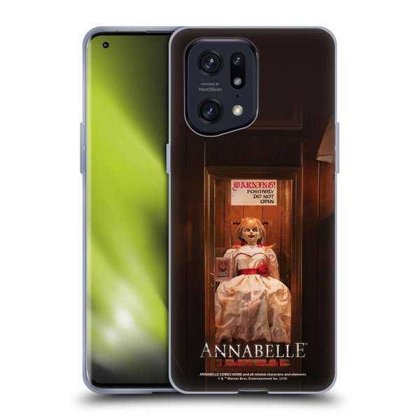 Annabelle Comes Home Doll Photography Do Not Open Soft Gel Case for OPPO Find X5 Pro
