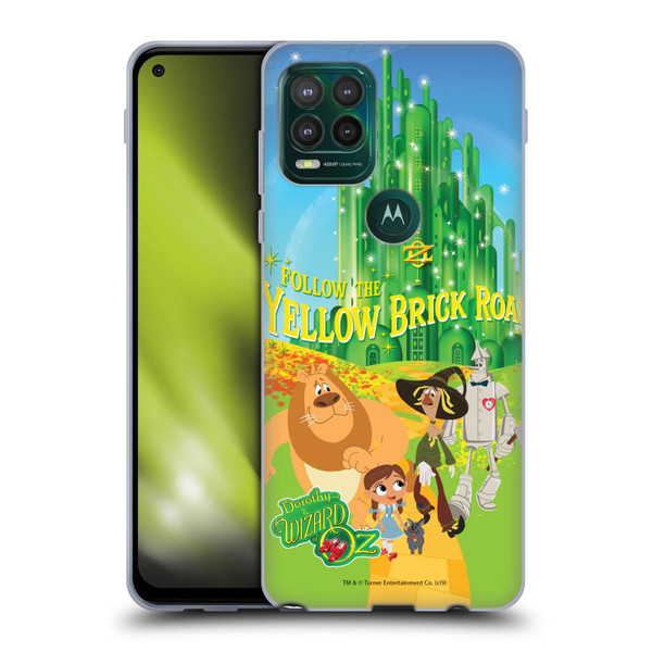 Dorothy and the Wizard of Oz Graphics Yellow Brick Road Soft Gel Case for Motorola Moto G Stylus 5G 2021