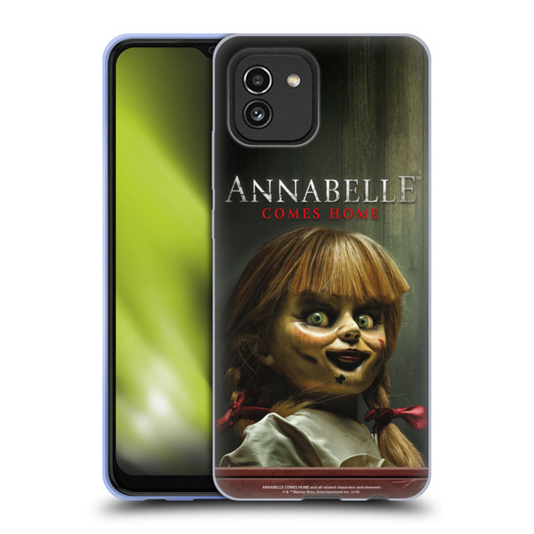 Annabelle Comes Home Doll Photography Portrait 2 Soft Gel Case for Samsung Galaxy A03 (2021)