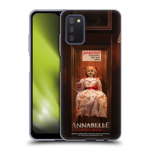 Annabelle Comes Home Doll Photography Do Not Open Soft Gel Case for Samsung Galaxy A03s (2021)