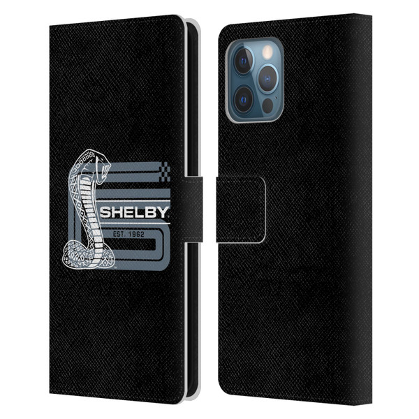 Shelby Logos CS Super Snake Leather Book Wallet Case Cover For Apple iPhone 12 Pro Max