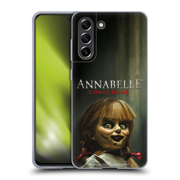 Annabelle Comes Home Doll Photography Portrait 2 Soft Gel Case for Samsung Galaxy S21 FE 5G