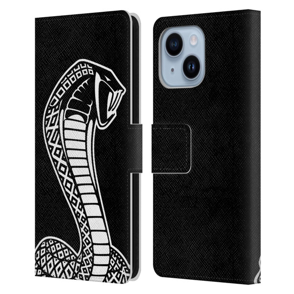 Shelby Logos Oversized Leather Book Wallet Case Cover For Apple iPhone 14 Plus