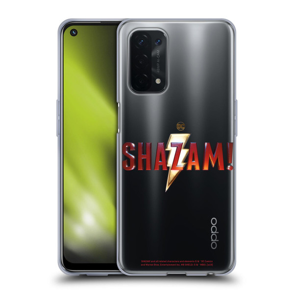 Shazam! 2019 Movie Logos Main Soft Gel Case for OPPO A54 5G