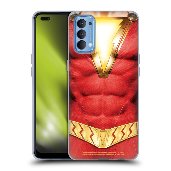 Shazam! 2019 Movie Logos Costume Soft Gel Case for OPPO Reno 4 5G