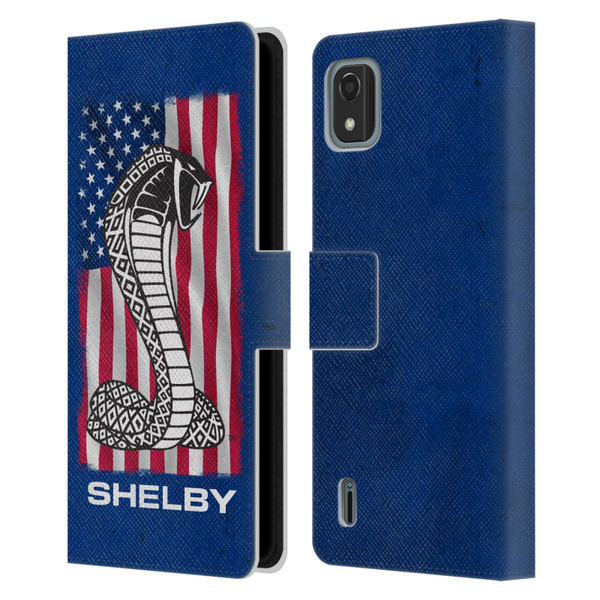 Shelby Logos American Flag Leather Book Wallet Case Cover For Nokia C2 2nd Edition