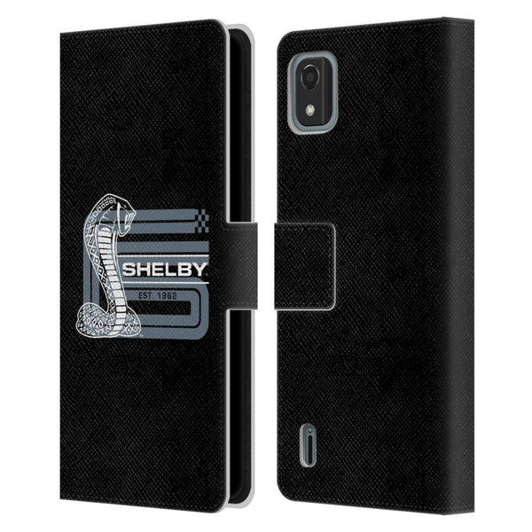 Shelby Logos CS Super Snake Leather Book Wallet Case Cover For Nokia C2 2nd Edition