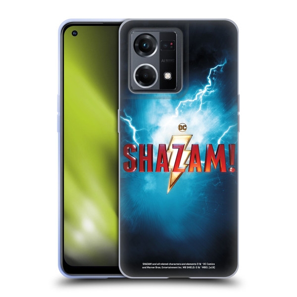 Shazam! 2019 Movie Logos Poster Soft Gel Case for OPPO Reno8 4G