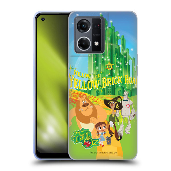 Dorothy and the Wizard of Oz Graphics Yellow Brick Road Soft Gel Case for OPPO Reno8 4G