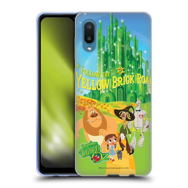 Dorothy and the Wizard of Oz Graphics Yellow Brick Road Soft Gel Case for Samsung Galaxy A02/M02 (2021)