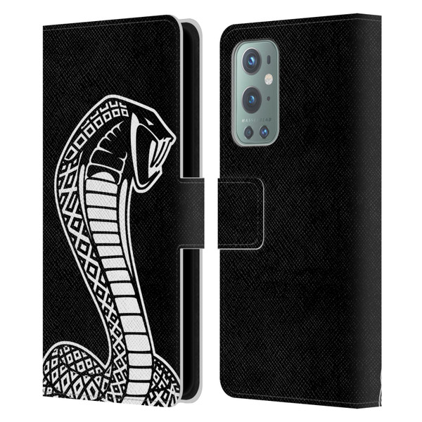 Shelby Logos Oversized Leather Book Wallet Case Cover For OnePlus 9
