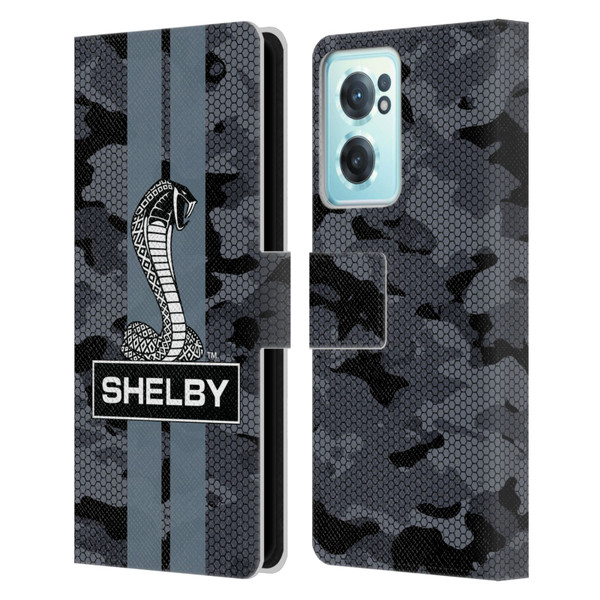 Shelby Logos Camouflage Leather Book Wallet Case Cover For OnePlus Nord CE 2 5G