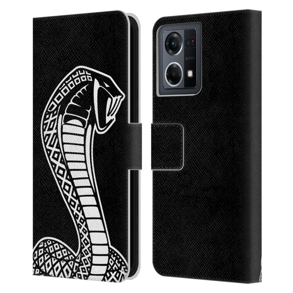 Shelby Logos Oversized Leather Book Wallet Case Cover For OPPO Reno8 4G