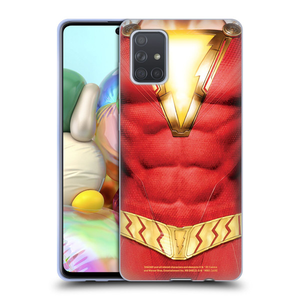 Shazam! 2019 Movie Logos Costume Soft Gel Case for Samsung Galaxy A71 (2019)