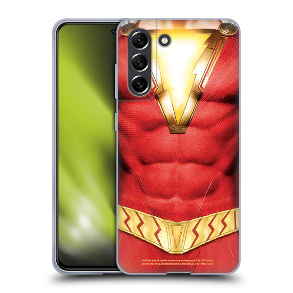 Shazam! 2019 Movie Logos Costume Soft Gel Case for Samsung Galaxy S21 FE 5G