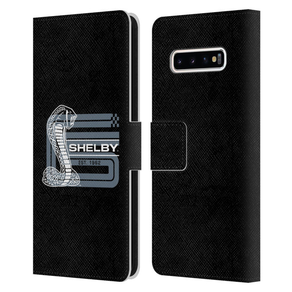 Shelby Logos CS Super Snake Leather Book Wallet Case Cover For Samsung Galaxy S10+ / S10 Plus
